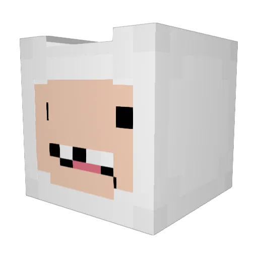 Bondzee253 Minecraft avatar head, 3D render