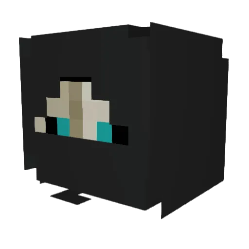 Bone0305 Minecraft avatar head, 3D render