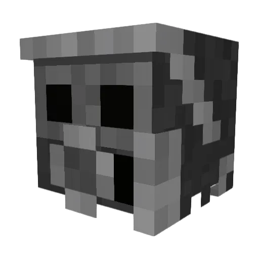 BoneA_Lisa Minecraft avatar head, 3D render