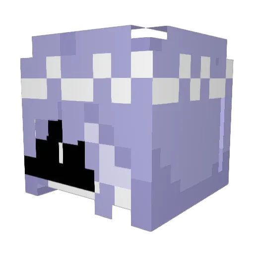 BoneAtled Minecraft avatar head, 3D render