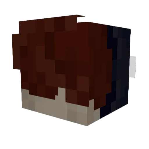 BoneCadaver Minecraft avatar head, 3D render