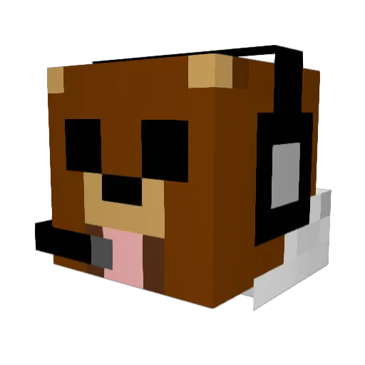 BoneShaker1 Minecraft avatar head, 3D render