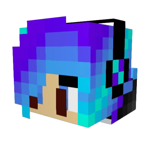 Boneassassin18 Minecraft avatar head, 3D render