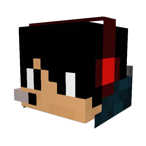 Bonebreacker_99 Minecraft avatar head, 3D render