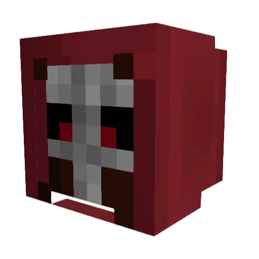 Bonejangles Minecraft avatar head, 3D render
