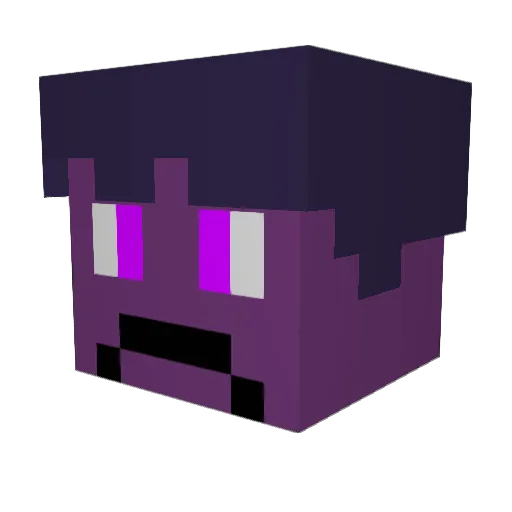Bonellesss Minecraft avatar head, 3D render