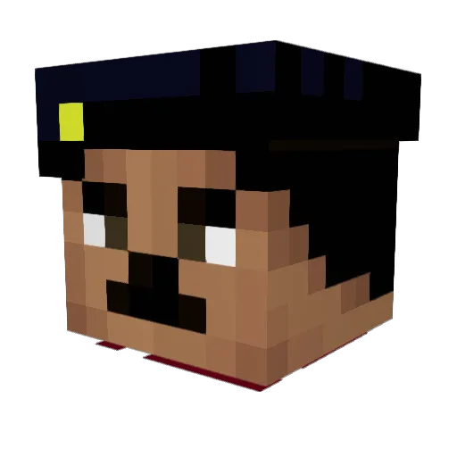 Bones20192 Minecraft avatar head, 3D render