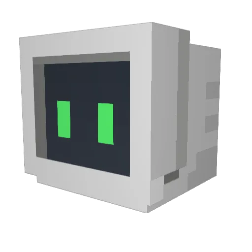 Bones384 Minecraft avatar head, 3D render
