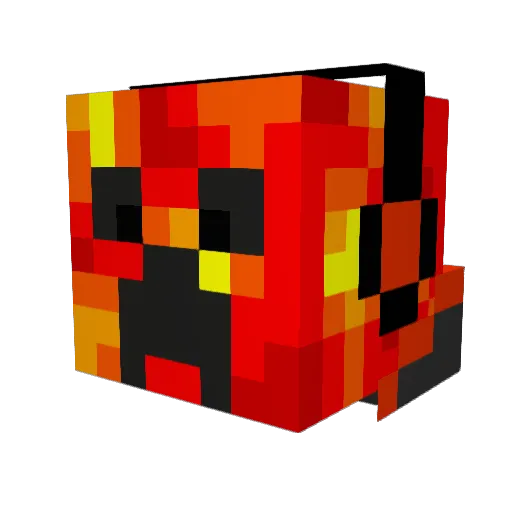 Bones456_C Minecraft avatar head, 3D render