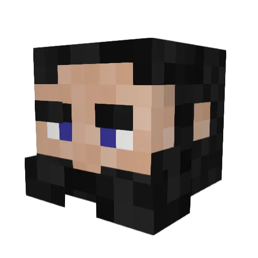 BonesetterMC Minecraft avatar head, 3D render