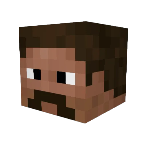 Bonesmasher17 Minecraft avatar head, 3D render