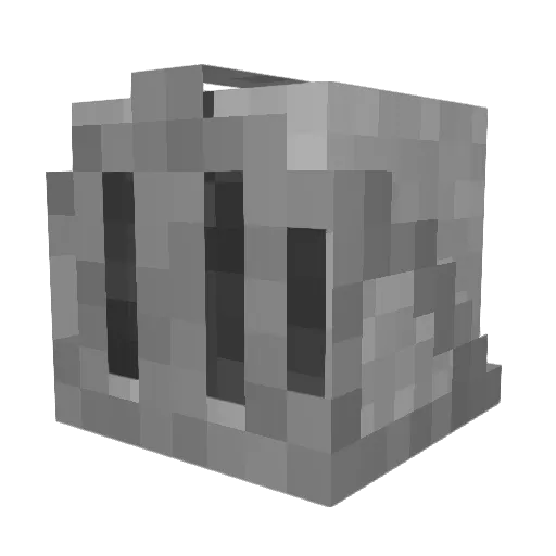 Bonet13 Minecraft avatar head, 3D render