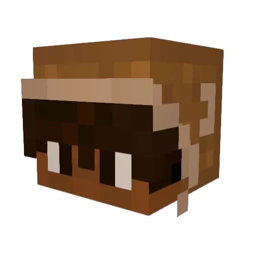 BoneyJoe Minecraft avatar head, 3D render