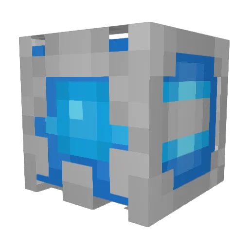 Bonezar Minecraft avatar head, 3D render