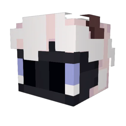 BonfieBunny Minecraft avatar head, 3D render