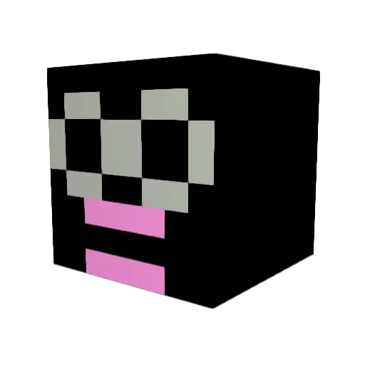 BongToo76 Minecraft avatar head, 3D render