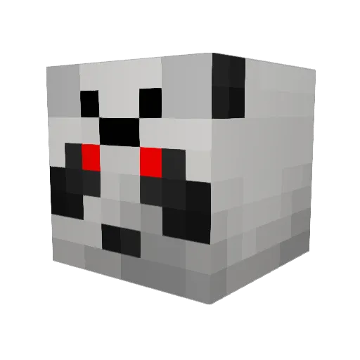 BonganiSWAG Minecraft avatar head, 3D render