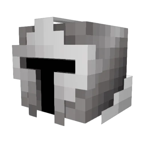 BongoBrim Minecraft avatar head, 3D render