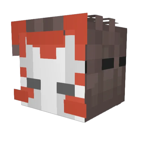 Bongo_crazy Minecraft avatar head, 3D render