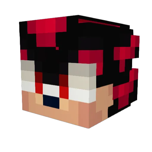 Bongodj1 Minecraft avatar head, 3D render