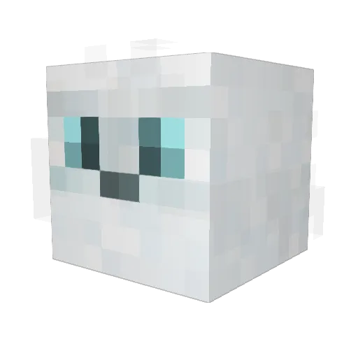 Bonito_117 Minecraft avatar head, 3D render