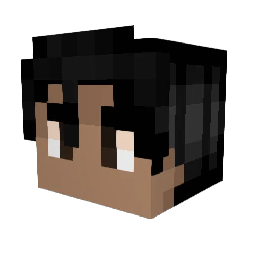 Bonjovi14 Minecraft avatar head, 3D render