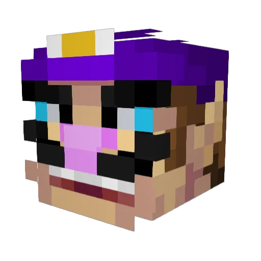 BonkGoon Minecraft avatar head, 3D render