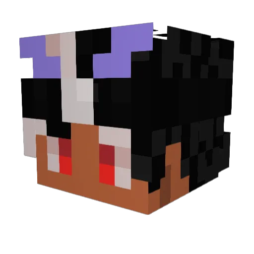 BonkStarz Minecraft avatar head, 3D render