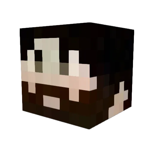 Bonker99 Minecraft avatar head, 3D render