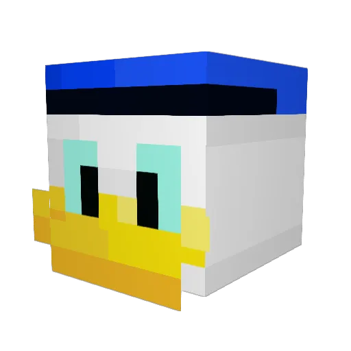 BonkerBread_ Minecraft avatar head, 3D render