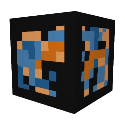 BonkerBro75 Minecraft avatar head, 3D render
