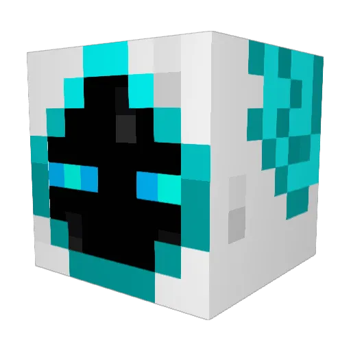Bonky00 Minecraft avatar head, 3D render