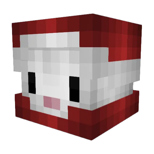 BonniFNAF Minecraft avatar head, 3D render