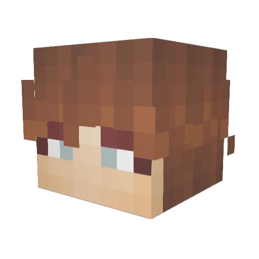 BonnieGaming13 Minecraft avatar head, 3D render
