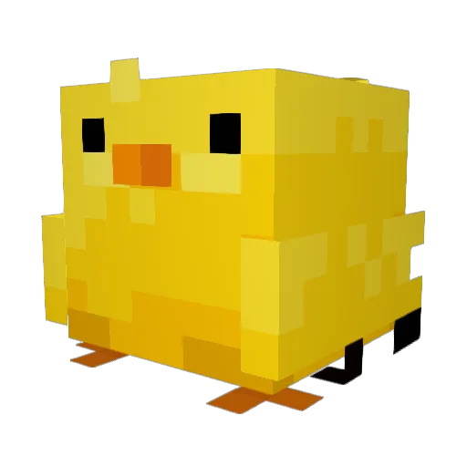 BonoChan_ Minecraft avatar head, 3D render