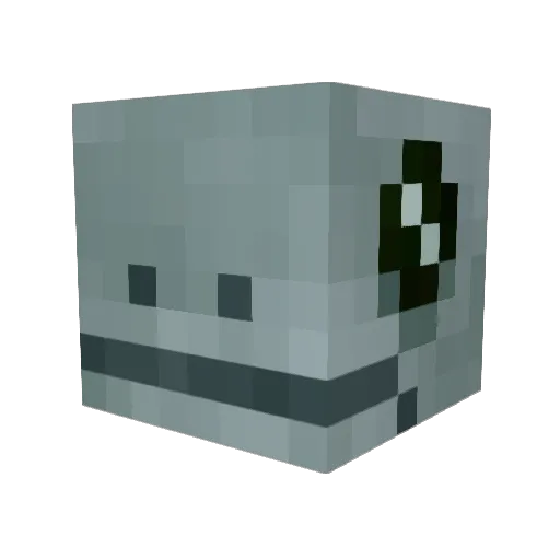BonoNugget Minecraft avatar head, 3D render