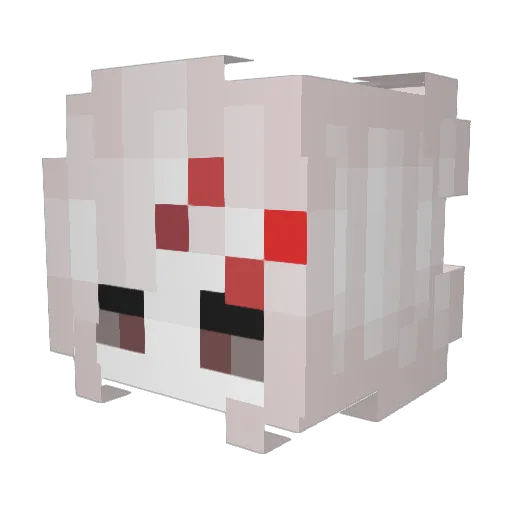 Bonst_ Minecraft avatar head, 3D render