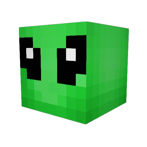 Bonsterr Minecraft avatar head, 3D render