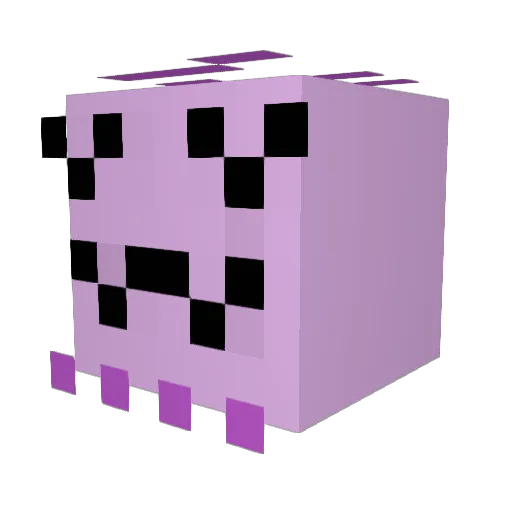 BonusDukks Minecraft avatar head, 3D render
