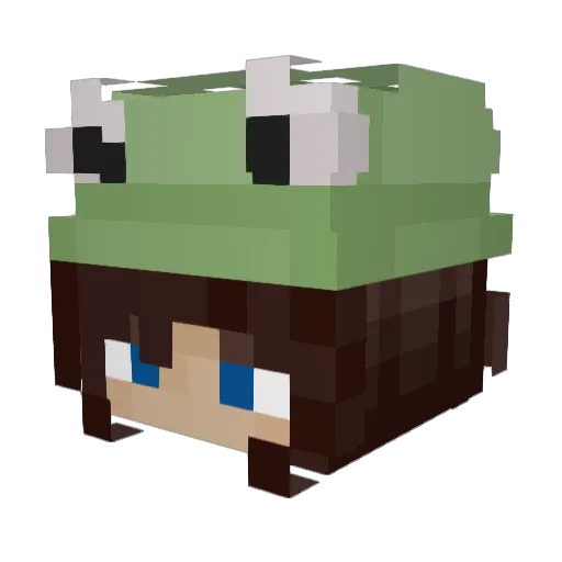 BooBear28123197 Minecraft avatar head, 3D render