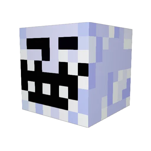 BooM3maN Minecraft avatar head, 3D render