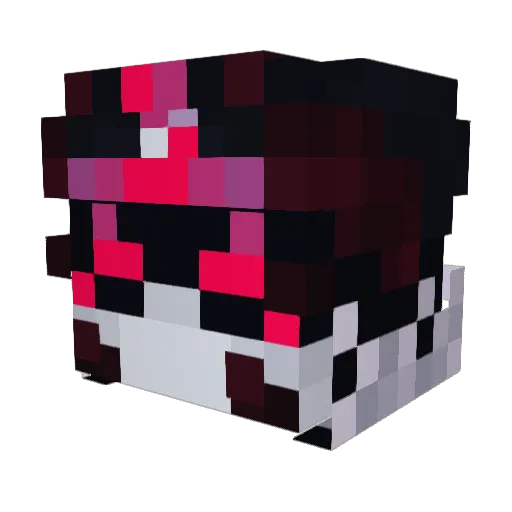 BooTron5000 Minecraft avatar head, 3D render