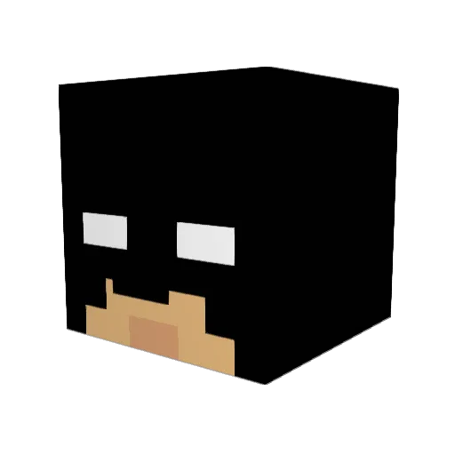 BooYaaKaaSha Minecraft avatar head, 3D render
