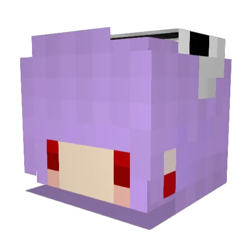 Boobscratch Minecraft avatar head, 3D render