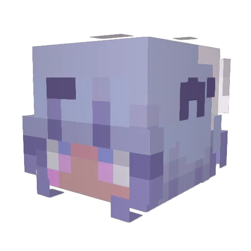 BoodlesONoodles Minecraft avatar head, 3D render