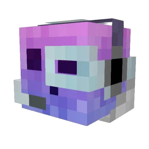 BoodsterPrime Minecraft avatar head, 3D render