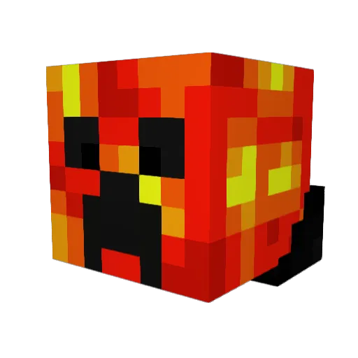 Boog777 Minecraft avatar head, 3D render