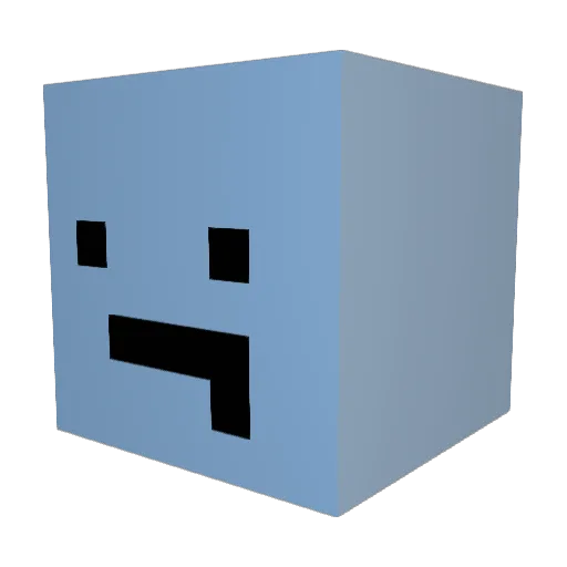BoogazWasTaken Minecraft avatar head, 3D render