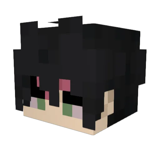 BoogeyWoogeyman Minecraft avatar head, 3D render