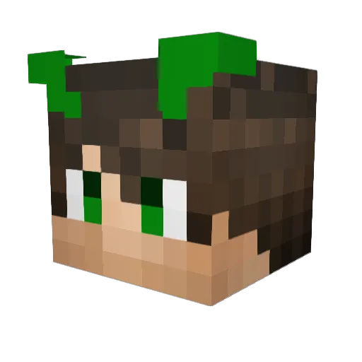 BoogeymanQQ Minecraft avatar head, 3D render